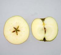 Frørups æbler gennemskåret